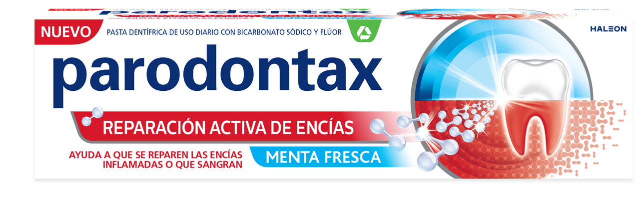 Reparación activa de encías