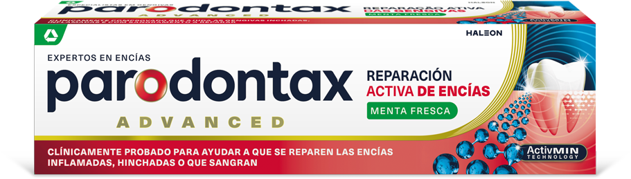 Reparación activa de encías